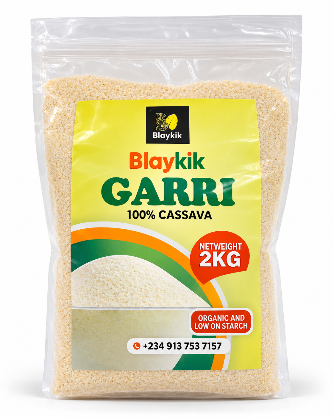 Blaykik Ijebu Garri 2kg pack